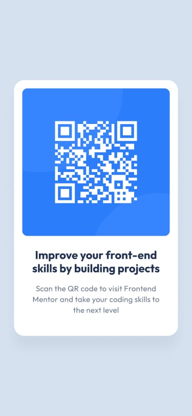Mobile version of QR code